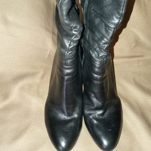 Anne Klein Black Ankle Boots
